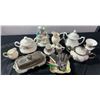 Image 2 : Porcelain Tableware and Flatware Set