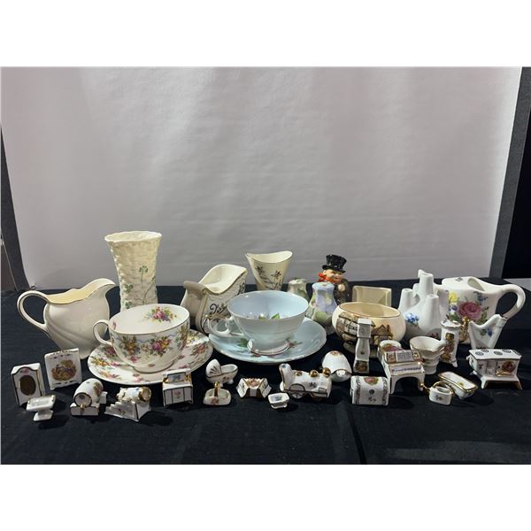 Porcelain and Ceramic Tableware Assortment