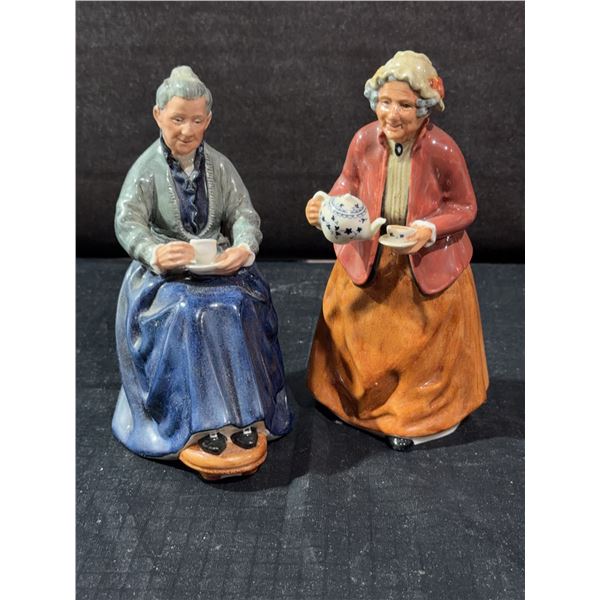 Royal Doulton Figurines "Teatime" and "The C 