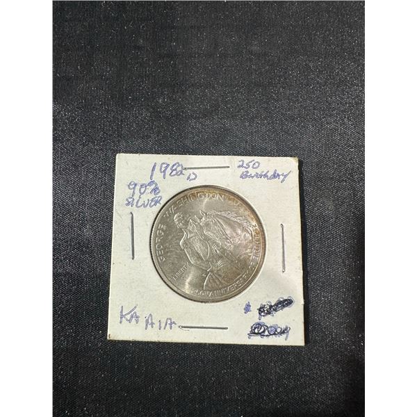 1982-D George Washington 90% Silver Half