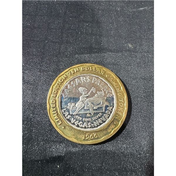 Caesars Palace $10 Gaming Token 1996