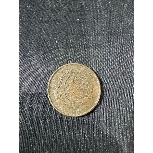 Province Du Bas-Canada 1837 Bank Token