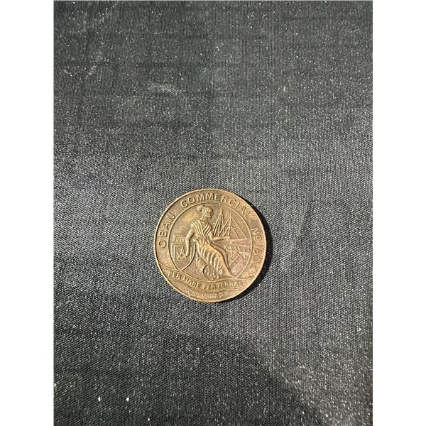 Oban Commercial Penny Token No. 1864