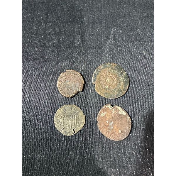4 Ancient Roman Coins