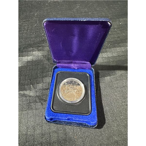 1975 Canada One Dollar Coin with Case