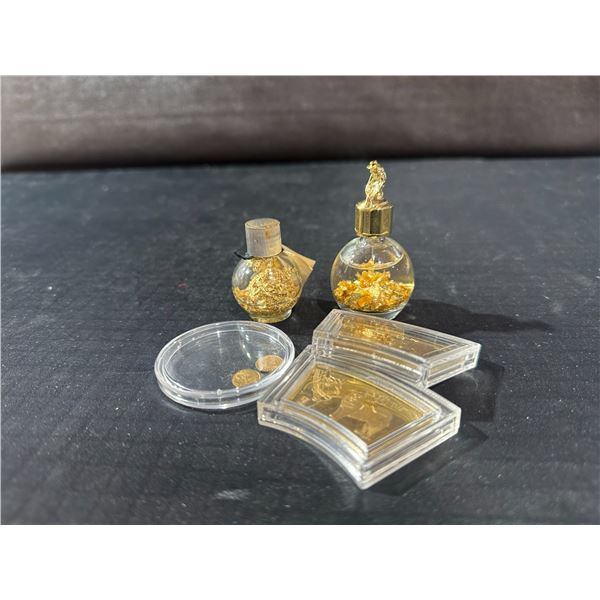 Gold Flake Bottles
