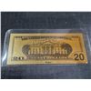 Image 4 : 3 Gold-Plated Collectible Banknotes