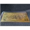 Image 6 : 3 Gold-Plated Collectible Banknotes