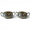 Image 1 : 2 Silver Plated "Canadian Grand Trunk" Sugar Bowls
