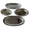 Image 1 : 4 Vintage CPR Monogramed Silver Plated Platters - Longest is 11" - Elkington Canada - Sold by A. T.