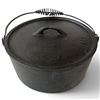 Image 1 : Cast Iron Dutch Oven - Size 11 (6 to 7 Quarts)