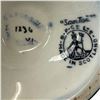 Image 3 : 1940s Scottish "SanToi" Lusterware Vase with Wire Floral Cage - Brittania Pottery Co. (6" Tall X 6"