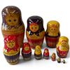 Image 1 : Russian Matryoshka Nesting Dolls - 11 Piece Set