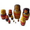 Image 3 : Russian Matryoshka Nesting Dolls - 11 Piece Set