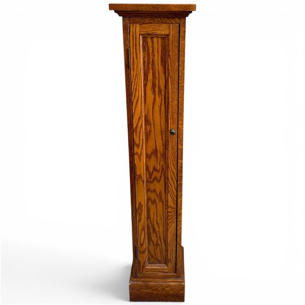 Wood CD/DVD Pillar Style Storage Cabinet - 43" Tall on a 10" x 10" Base