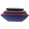 Image 3 : Landis 3 Piece Glazed Ceramic Bowl Set - Largest is 16" x 16" x 5" deep