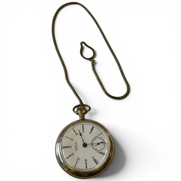 Antique Waltham Gold Filled Pocket Watch - Circa:1894 (Movement #5810697, Keystone Case #5526780) In