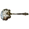 Image 2 : Antique Sterling Silver Bonbon Spoon with Holly Pattern - Weight: 13.5 grams