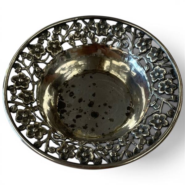 3.5" Chinese Export Silver Bowl - Said to be Sterling - 26.5 grams