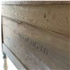 Image 6 : Vintage Folk Art Wood Kitchen Cabinet with Drawer - Stenciled Design * 15" x 32" x 52" tall