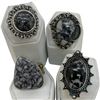 Image 1 : 4 New Rings * all stamped .925 * (White Buffalo Turquoise) Longest ring  is 37mm * Total weight: 48 