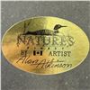 Image 5 : Alan Atkinson Hand Painted "Common Loon" Sculpture with "Natures" Label
