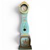 Image 1 : Hand Painted Swedish Mora Clock - Dated 1954 * 12" x 24" x 63" tall * Missing the glass
