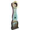 Image 2 : Hand Painted Swedish Mora Clock - Dated 1954 * 12" x 24" x 63" tall * Missing the glass
