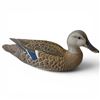 Image 1 : 1990 Rusty Rutherford "Blue Winged Teal" Hand Carved & Painted Decorative Decoy - Signed by Artist