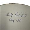 Image 5 : 1990 Rusty Rutherford "Blue Winged Teal" Hand Carved & Painted Decorative Decoy - Signed by Artist
