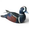 Image 1 : 2004 Rusty Rutherford "Harlequin Drake" Hand Carved & Painted Decorative Decoy - Signed by Artist