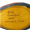 Image 5 : 2004 Rusty Rutherford "Harlequin Drake" Hand Carved & Painted Decorative Decoy - Signed by Artist