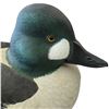 Image 3 : Rusty Rutherford "Goldeneye Drake" Hand Carved & Painted Decorative Decoy - Signed by Artist - Not D