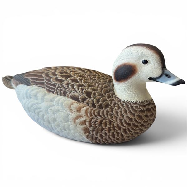 2001 Rusty Rutherford "Long Tail Hen" Hand Carved & Painted Decorative Decoy - Signed by Artist