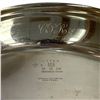 Image 3 : Vintage CPR Monogramed Silver Plated Serve Ware (Tea pot, creamer, sugar and small platters) - Elkin