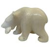 Image 6 : 3 Carved Ivorine Polar Bear Figurines - Largest is 1.5" x 3" x 2" tall