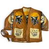 Image 2 : Original Paul Johnny Wearable Art Jacket -  Hand Stitched Flannel with COA (raglan sleeve) Canadian