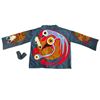Image 5 : Original Paul Johnny Wearable Art Jacket -  Hand Stitched Flannel & Denim with COA(raglan sleeve) Ca