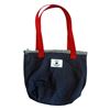 Image 3 : Original Paul Johnny Wearable Art Tote Bag - Hand Stitched Flannel & Denim- First Nations Design (13