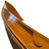 Image 5 : First Nations Hand Crafted Teak Ceremonial Boat - 8' Long x 19.5" wide x 10" tall in the ce
