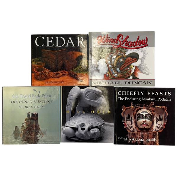 Curated Collection of 5 Books on Indigenous Arts of the Pacific Northwest Coast