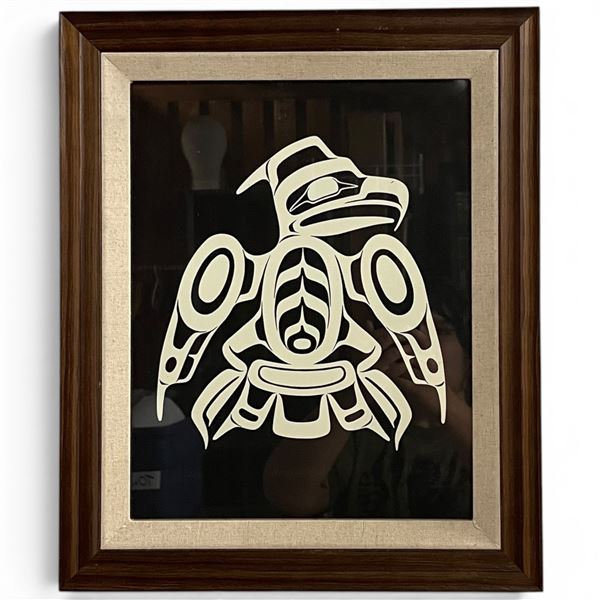 1995 J. McGuire "Haida Eagle" Ltd. Edition Print - #3/225 - Frame dimensions: 15" x 17.5"