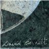 Image 2 : David Bernett Sculpted Marble Tile "Bear" - 7" x 7" x 1" thick