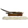 Image 2 : Group of Native American Ceremonial Items (Leather, beaded dance feather, smudge feathers and more)