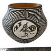 Image 4 : Group of Burl Wood Club and Southwestern Collectibles (Small Acoma pottery vase, four point grass di