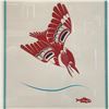 Image 2 : 1980 Ltd. Editon Serigraph "Kingfisher" by Carrier Nation artist Larry Rosso - #144/200 (Double matt