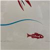 Image 4 : 1980 Ltd. Editon Serigraph "Kingfisher" by Carrier Nation artist Larry Rosso - #144/200 (Double matt