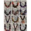 Image 1 : Collection of Vintage International Bead Necklaces - Variety of Materials, including, glass, stone a