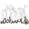 Image 2 : Collection of Vintage International Bead Necklaces - Variety of Materials, including, glass, stone a