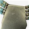Image 5 : Tibetan Design Handmade Necklace with Turquoise and Coral Stones 17" Long  - Stamped .925